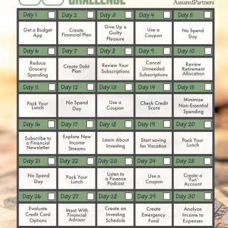 30 Day Financial Challenge